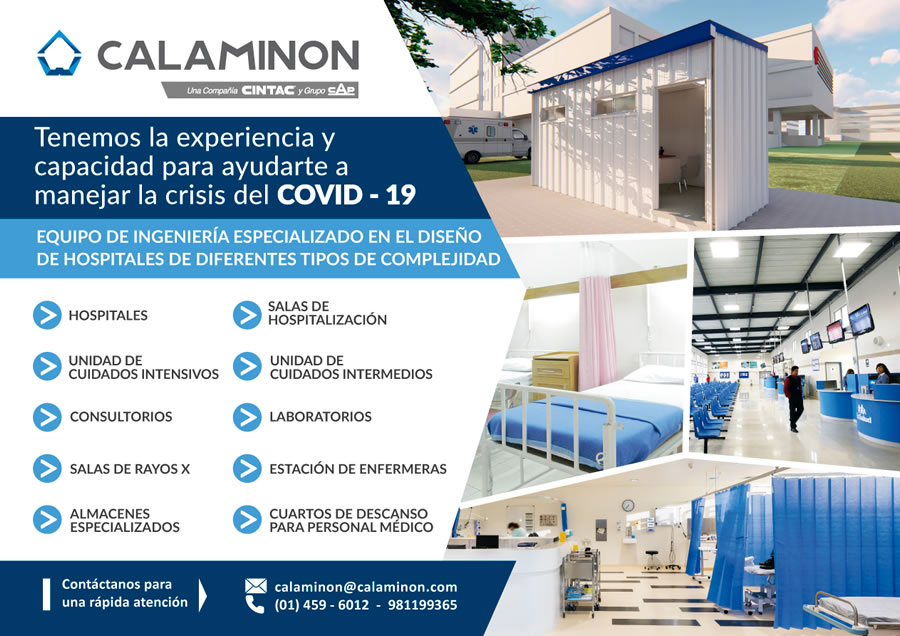 CALAMINON | COVID-19 Soluciones Modulares de Emergencias.